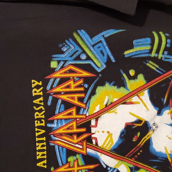 DEF LEPPARD 20th Anniversary tour concert tee XL REO Foreigner 1987 2007 ltd. ed - Picture 5 of 6